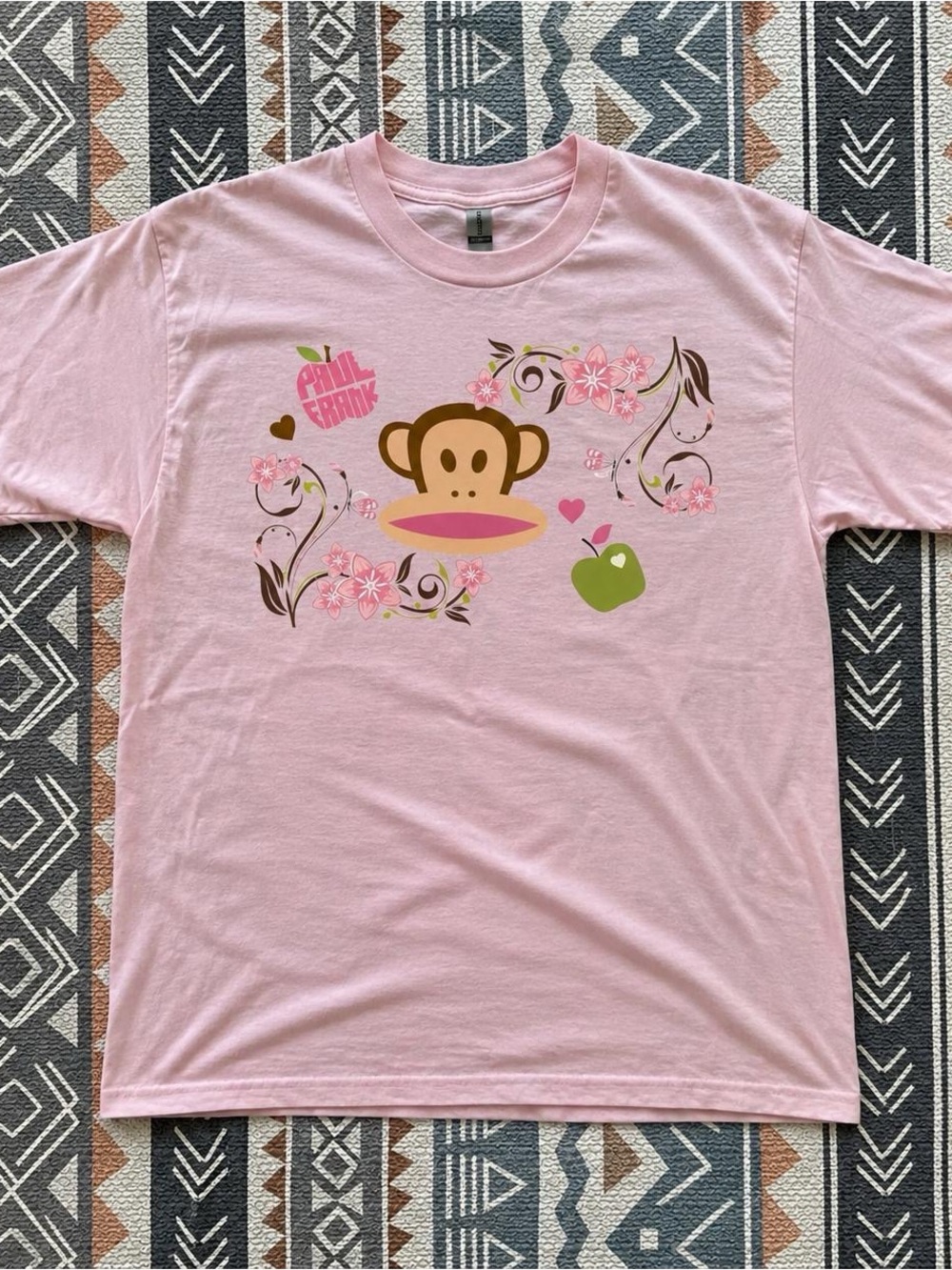 Gildan Paul Frank Graphic Tee | Unisex Pink Cotton Shirt